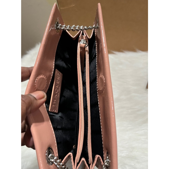 Thacker Gold leather convertible shoulder crossbody bag - Picture 6 of 9